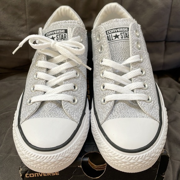 Converse Womens sz 7 Madison Ox white/black/white NEW in box SUPER NICE! - Picture 4 of 8